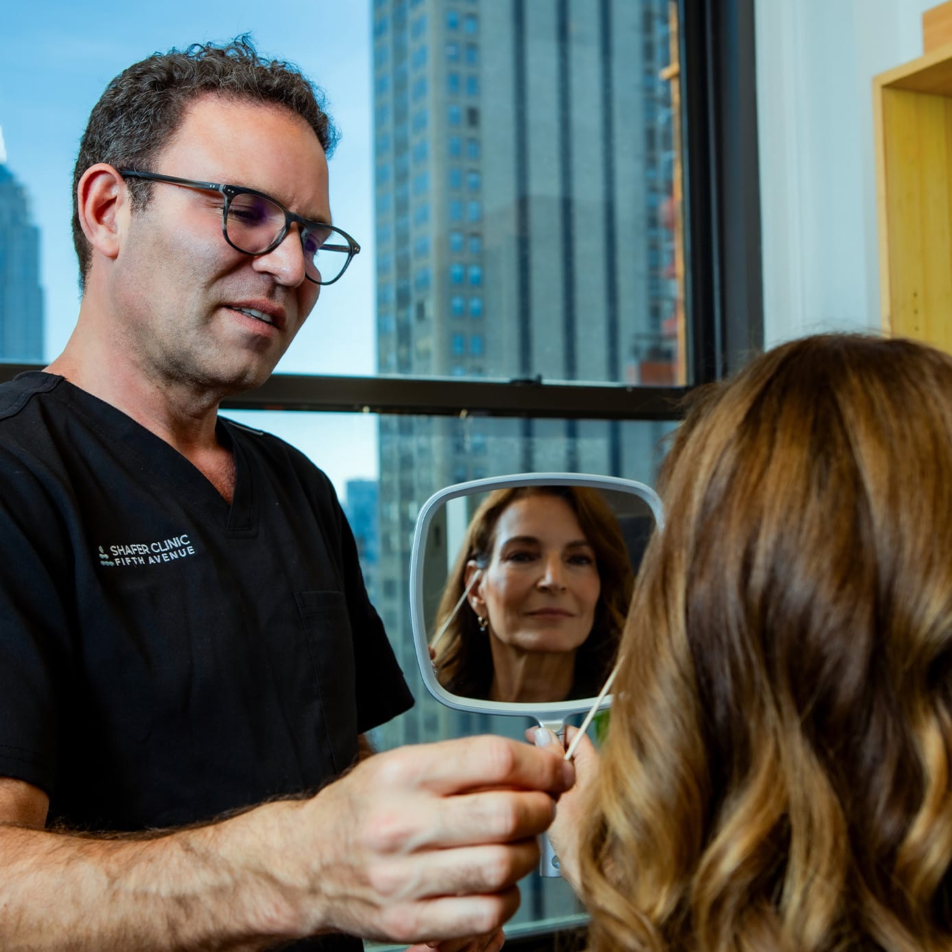 Doctor and patient during consultation