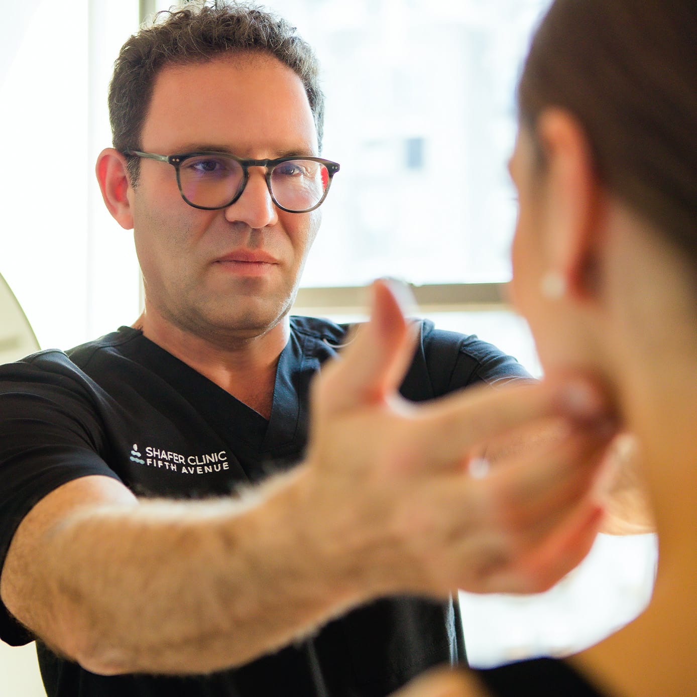 Doctor and patient during consultation